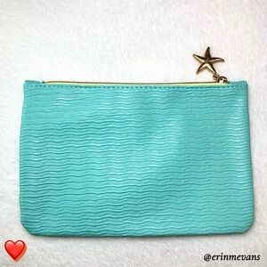 Free with $15 Purchase Ipsy Cosmetic Bag Soak It All In July 2022 Turquoise New